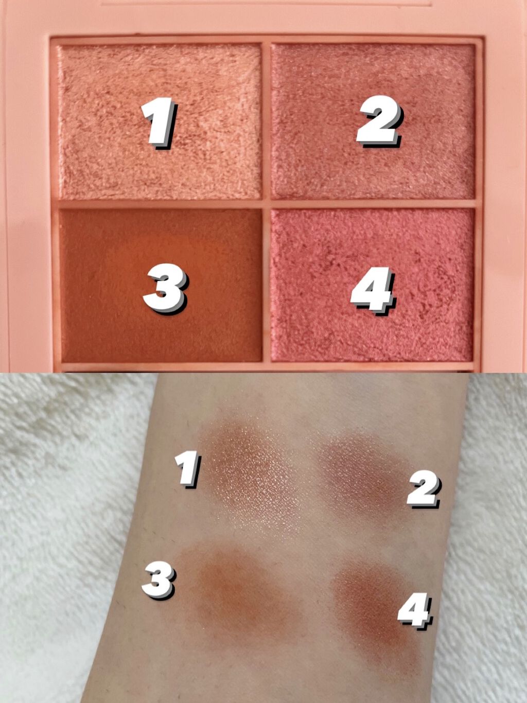 イロアソビ 4色アイパレット ＃02 素晴らしい未来が待っている/iroasobi/アイシャドウパレットを使ったクチコミ（3枚目）