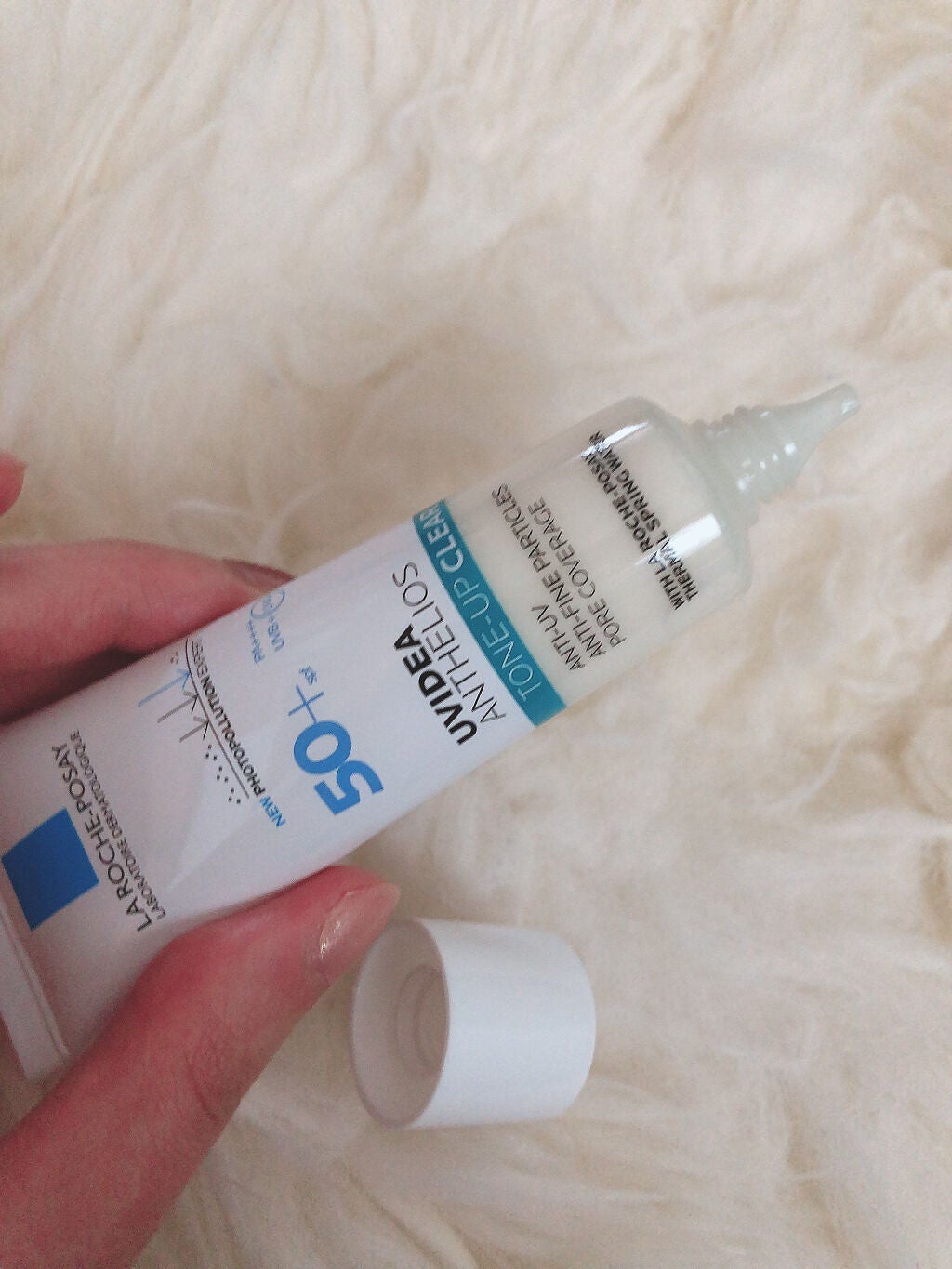 UVイデア XL プロテクショントーンアップ/ラ ロッシュ ポゼ/日焼け止めクリームを使ったクチコミ(2枚目)