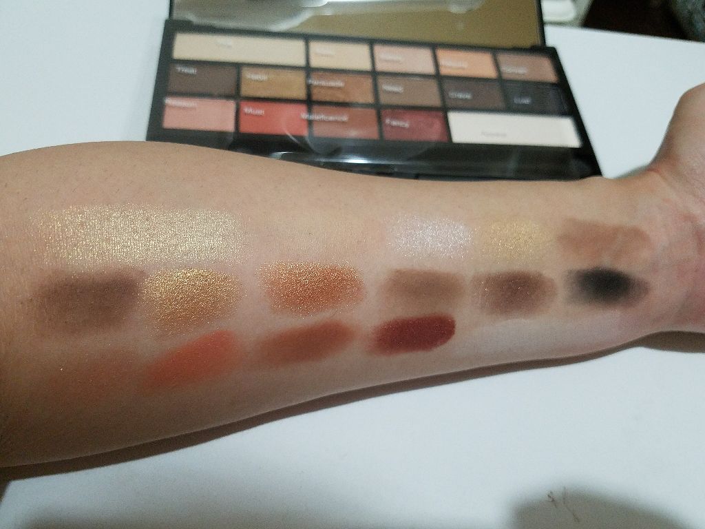 アイラブチョコレート/MAKEUP REVOLUTION/アイシャドウパレットを使ったクチコミ(3枚目)