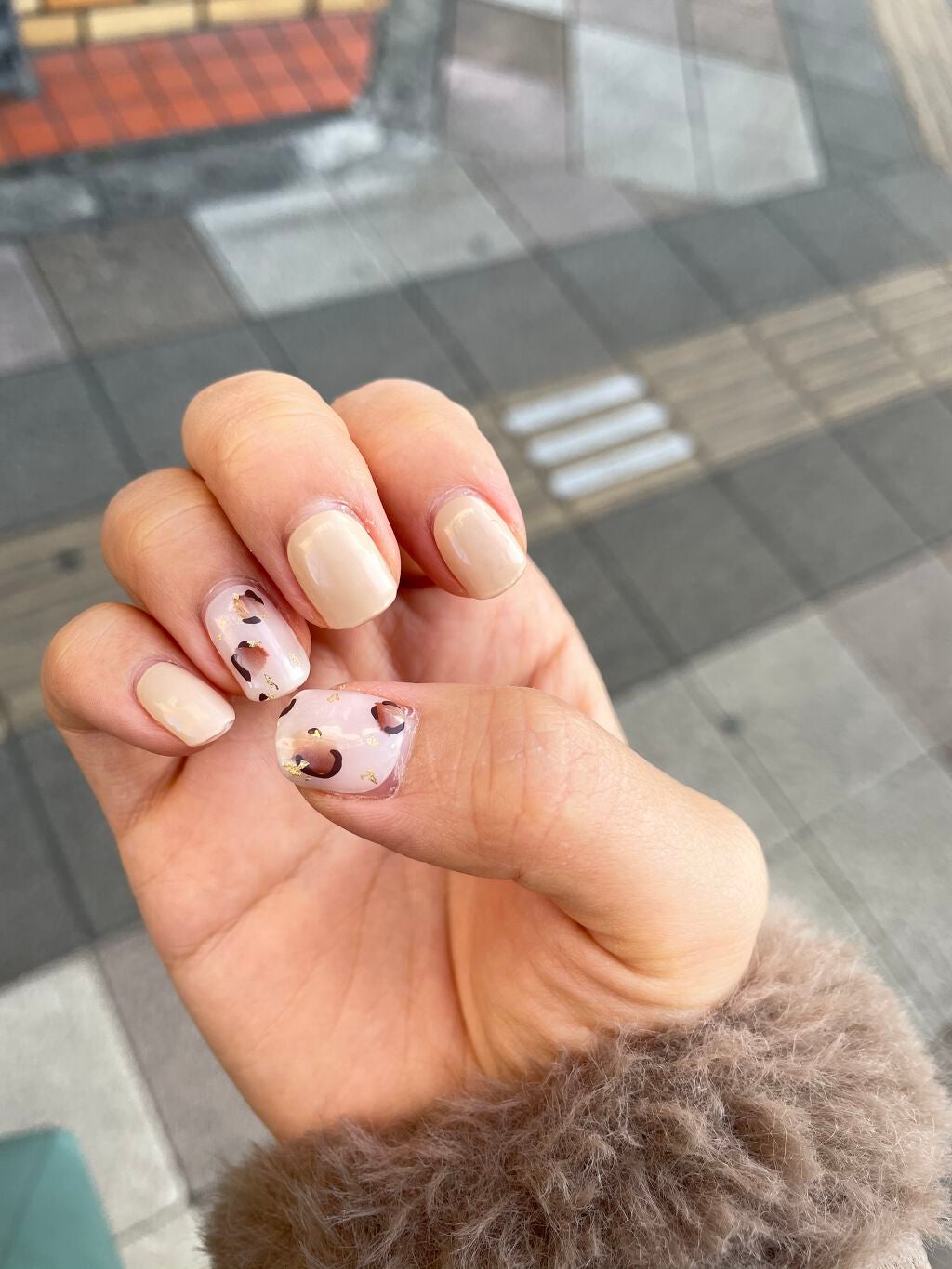 セミキュアジェルネイル(ハンド)/ohora/ネイルシールを使ったクチコミ(7枚目)