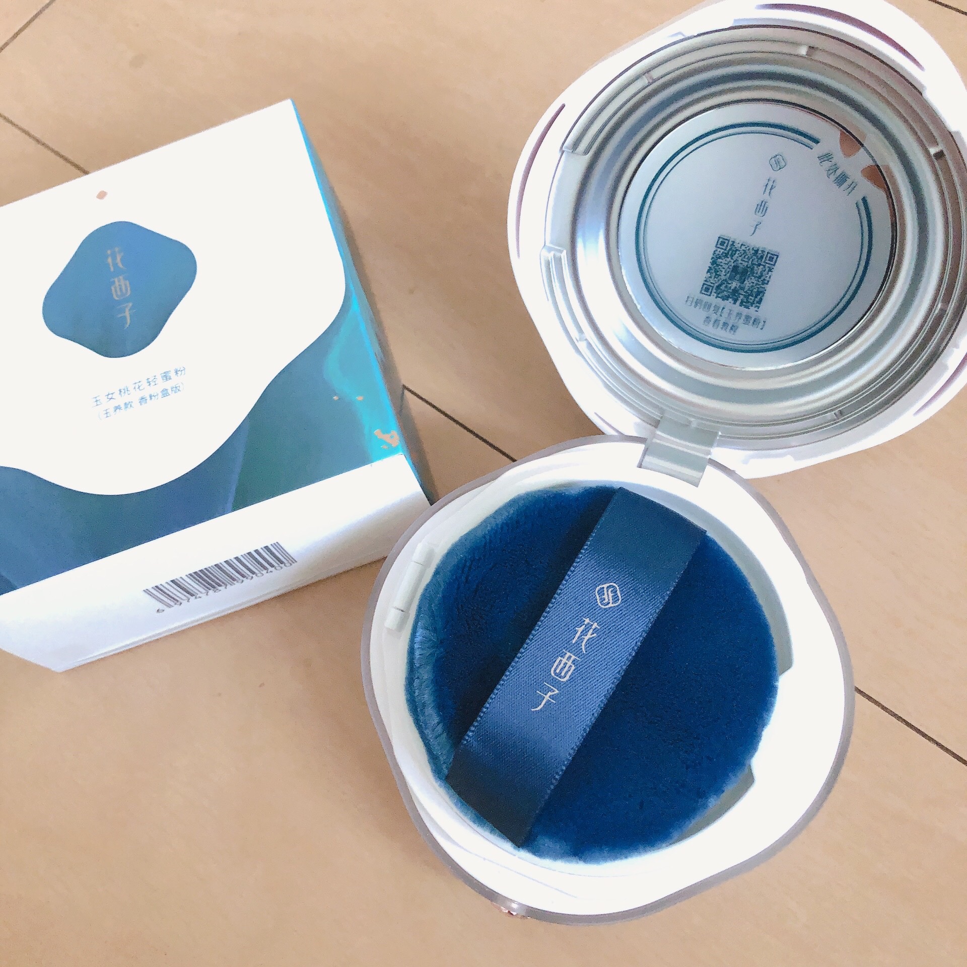 玉養桃花 ルースパウダー 03 セミマット/花西子/ルースパウダーを使ったクチコミ（3枚目）