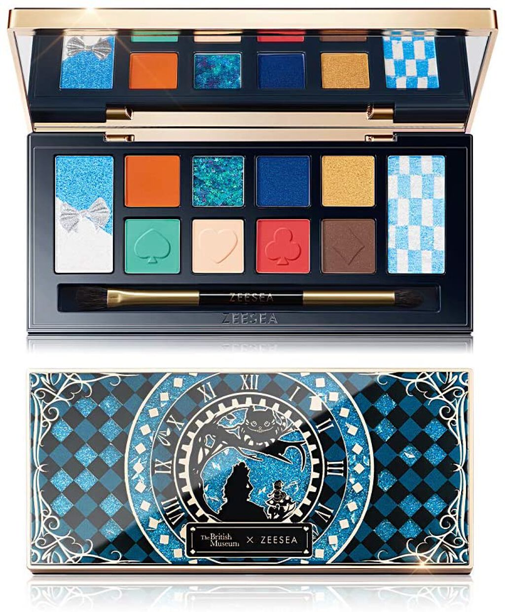 アリスドリームランドシリーズ 12色アイシャドウパレット(ZEESEA×大英博物館) 02 アリス