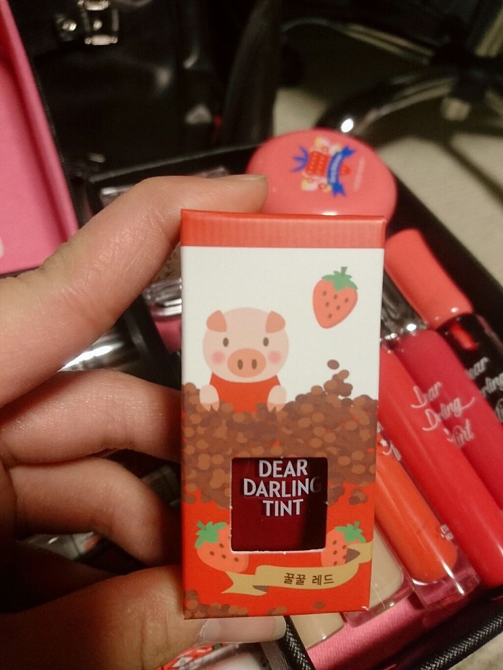 ディアダーリン ウォータージェルティント (アイスティント)/ETUDE/口紅を使ったクチコミ(1枚目)