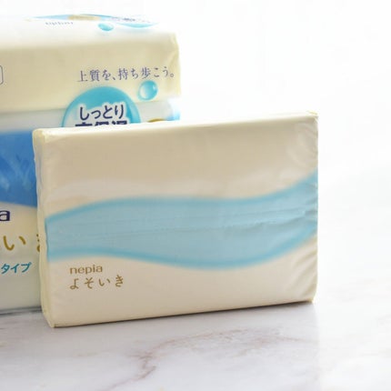 よそいき保湿ティシュ/ネピア/ティッシュを使ったクチコミ(7枚目)