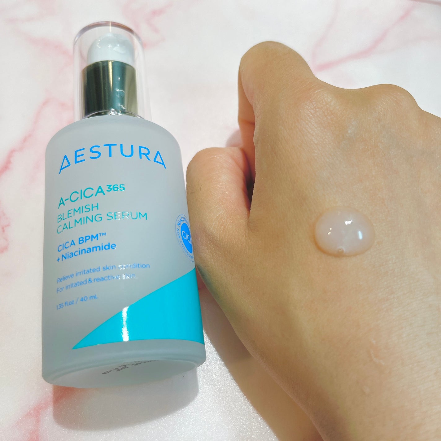 エイシカ365 ブレミッシュカーミングセラム/AESTURA/美容液を使ったクチコミ(2枚目)