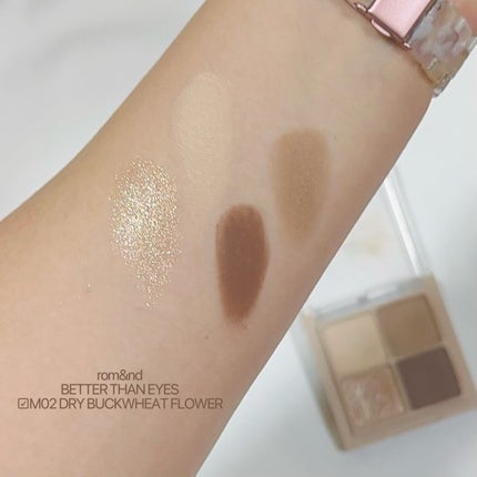 ベターザンアイズ ミュージックシリーズ/rom&nd/アイシャドウパレットを使ったクチコミ(4枚目)