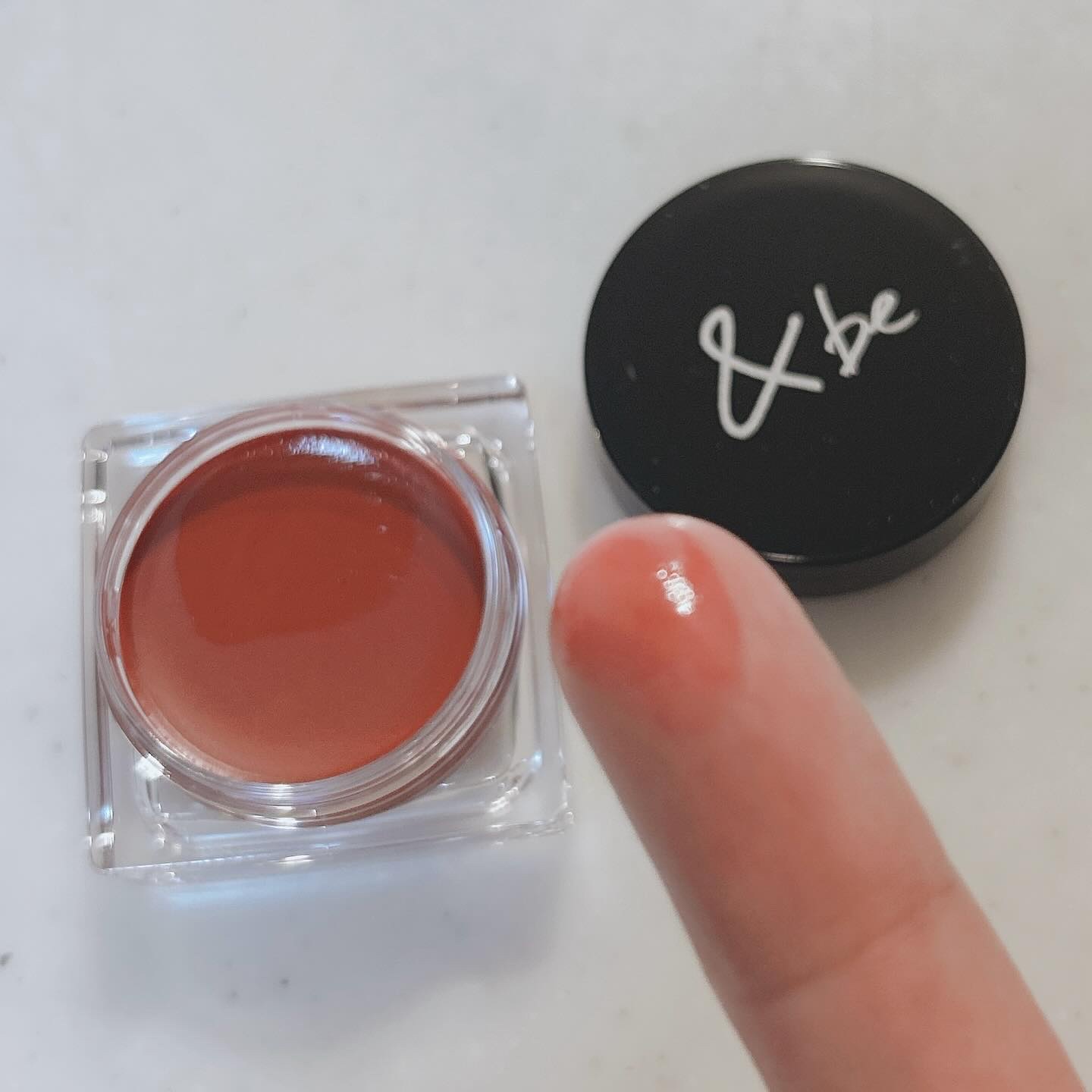 ＆be クリームチーク ラディーレッド/＆be/ジェル・クリームチークを使ったクチコミ（3枚目）