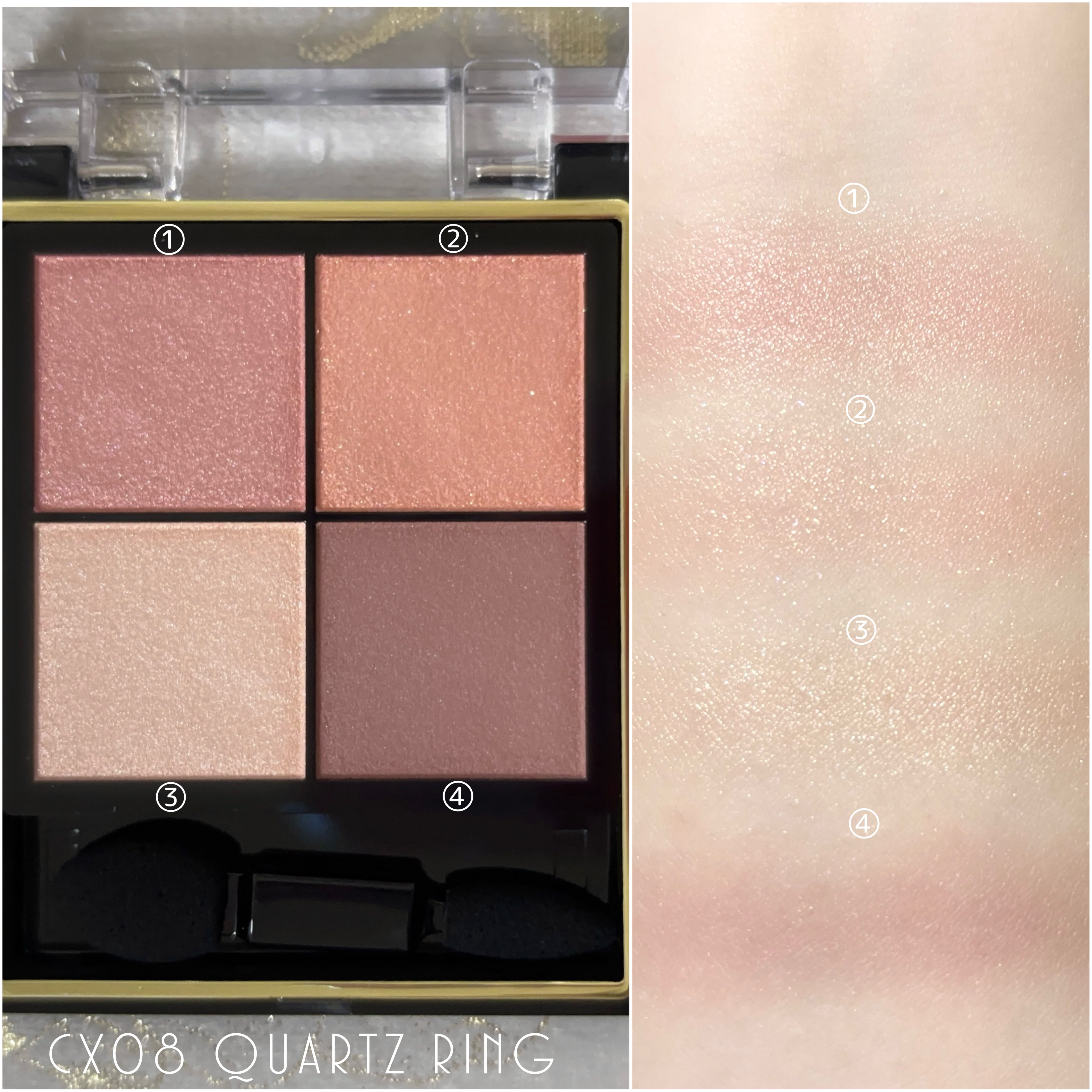 リアルクローズシャドウ/excel/アイシャドウパレットを使ったクチコミ（3枚目）