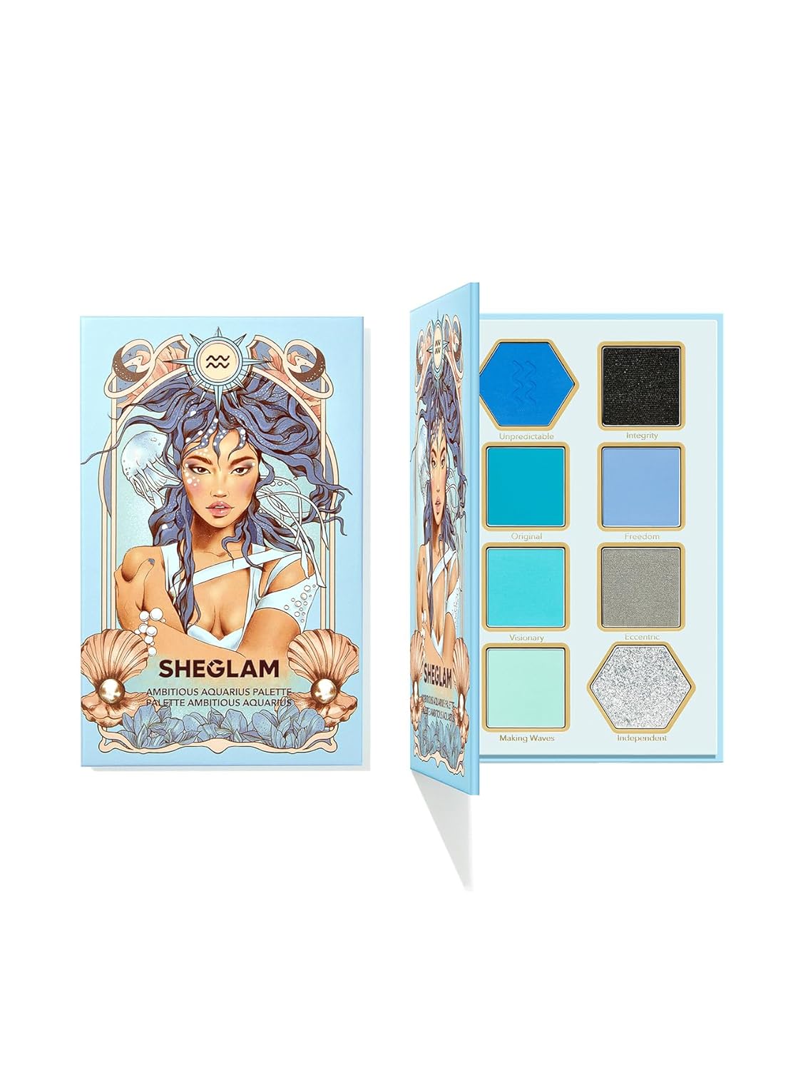 SHEGLAM グリッターメタリックアイシャドウパレット