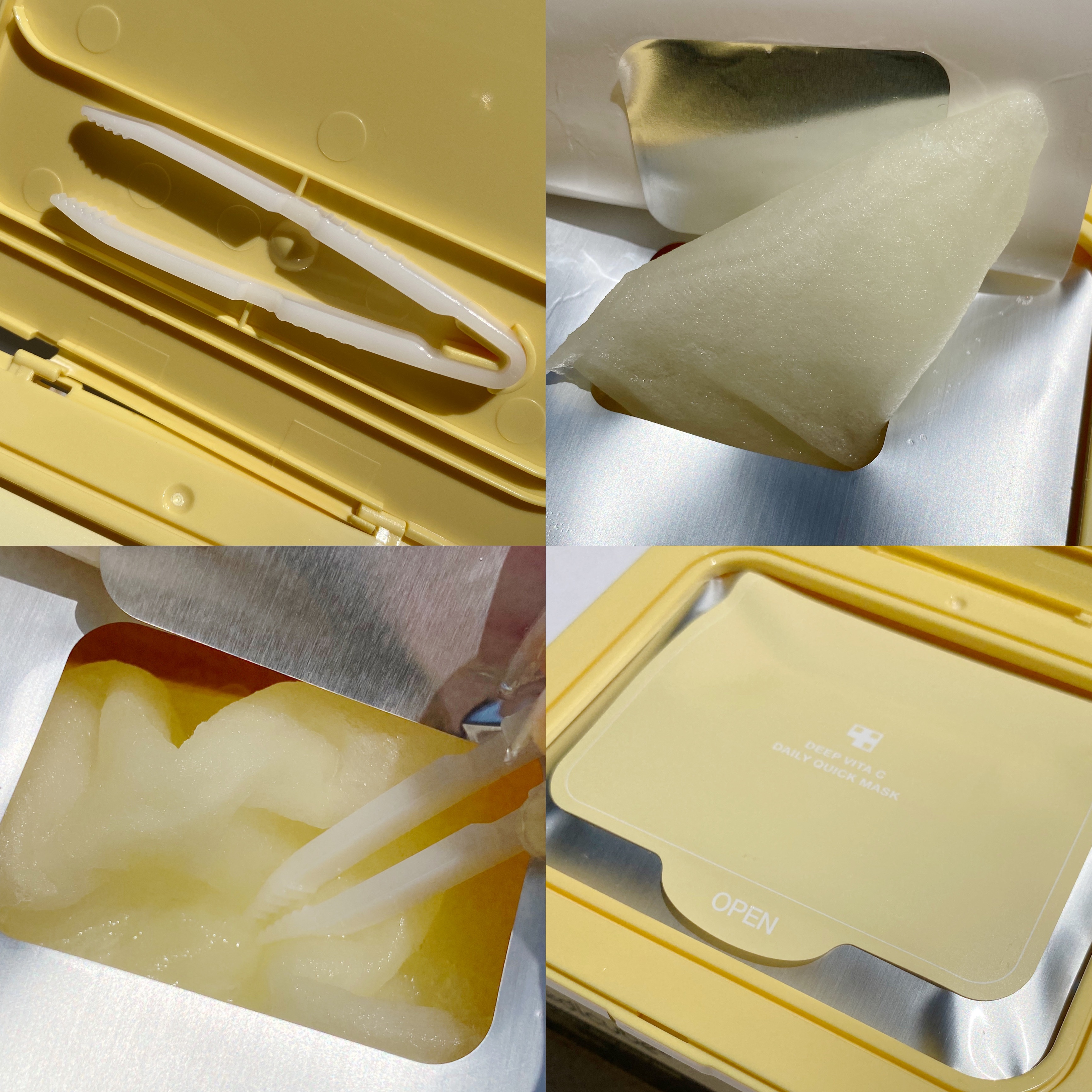 ディープ ビタC デイリー クイック マスク/MEDICUBE/シートマスク・パックを使ったクチコミ（2枚目）