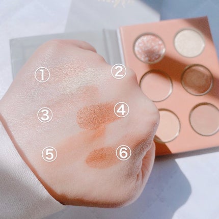 ライプンアイカラーパレット/FRESHO2/アイシャドウパレットを使ったクチコミ(4枚目)