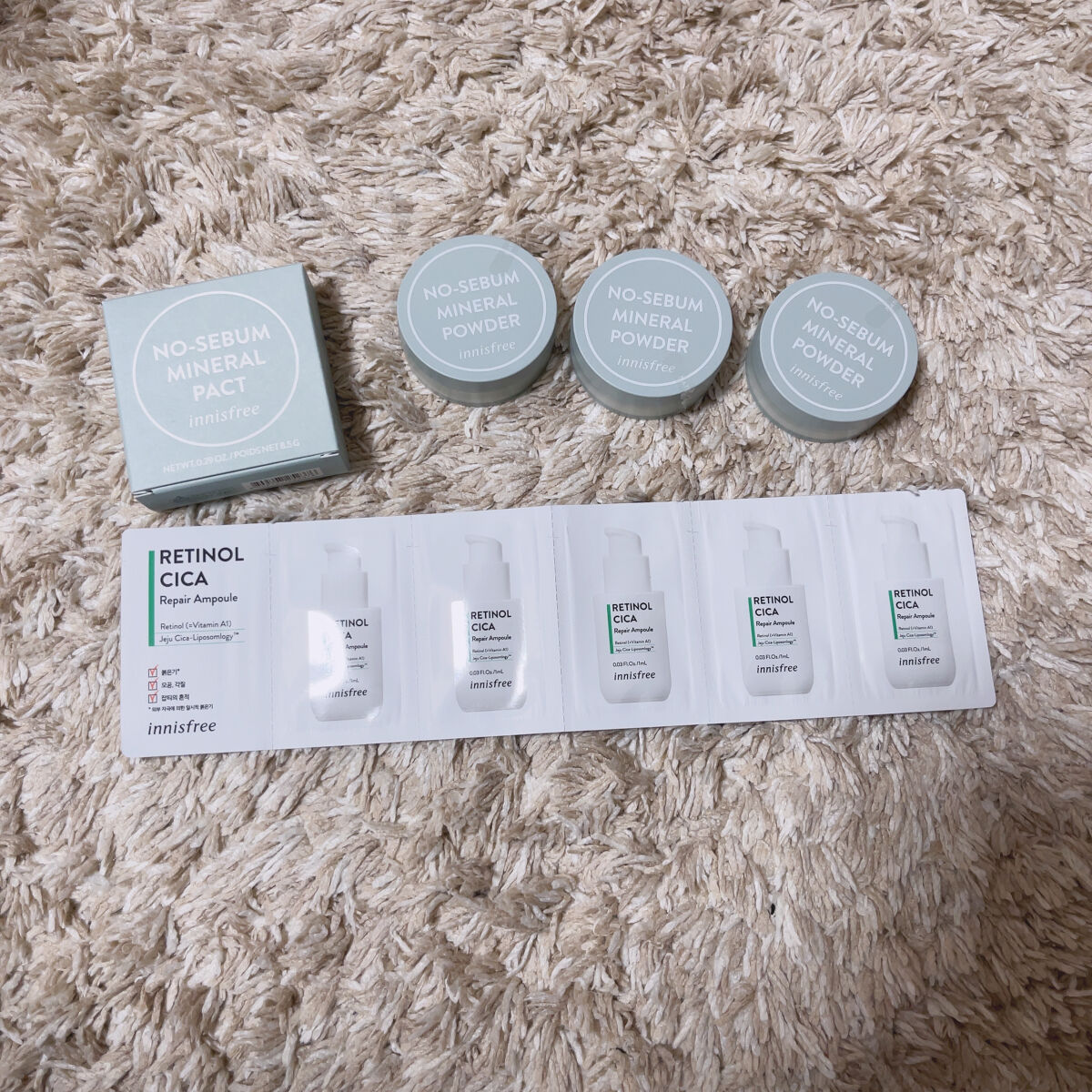 ノーセバム　ミネラルパクト　S/innisfree/プレストパウダーを使ったクチコミ（1枚目）