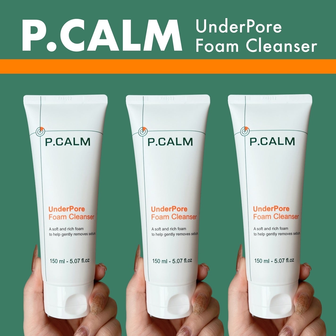 アンダーポアフォームクレンザー/P.CALM/洗顔フォームを使ったクチコミ(1枚目)