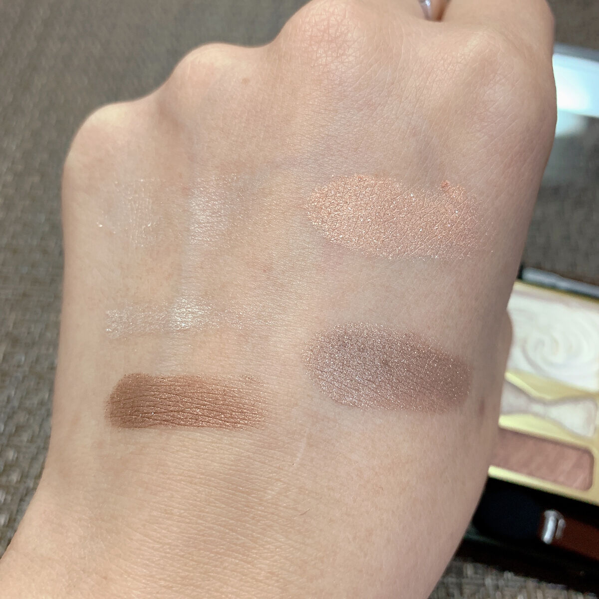 プレミアムガトーシャドウ 03 マロングラッセ/スウィーツ スウィーツ/アイシャドウパレットを使ったクチコミ（3枚目）