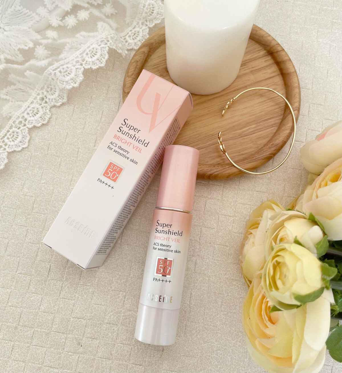 スーパーサンシールド ブライトヴェール/ACSEINE/化粧下地を使ったクチコミ(1枚目)