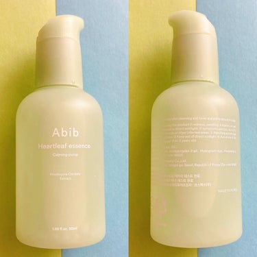 Abib  Heartleaf essence Calming pumpのクチコミ「\韓国スキンケア/スキンケアに強いAbib！
鎮静ケアで憧れの美肌に🍀

#yunaコスメ #.....」（3枚目）