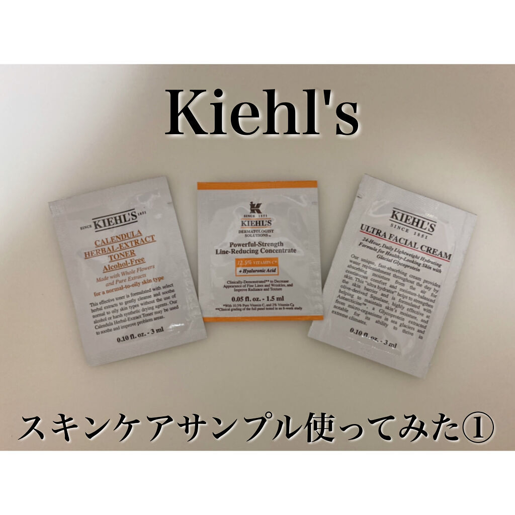 キールズ ハーバル トナー CL アルコールフリー/Kiehl's/化粧水を使ったクチコミ（1枚目）