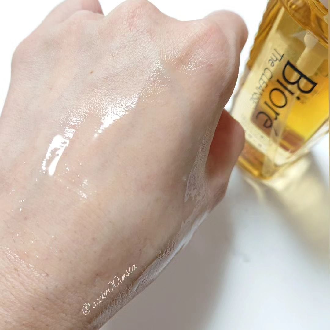 ビオレ ザ クレンズ オイルメイク落とし 金木犀の香り/ビオレ/オイルクレンジングを使ったクチコミ(7枚目)