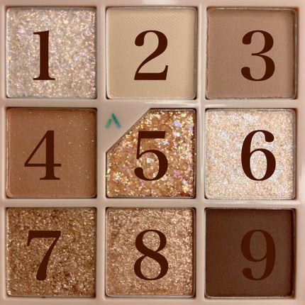 グリッターペディアアイパレット/unleashia/アイシャドウパレットを使ったクチコミ(3枚目)
