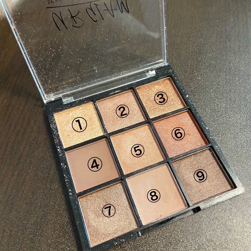 UR GLAM BLOOMING EYE COLOR PALETTE/U R GLAM/アイシャドウパレットを使ったクチコミ(3枚目)