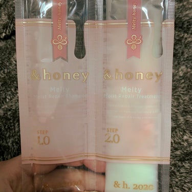 &honey Melty モイストリペア シャンプー1.0／モイストリペア ヘアトリートメント2.0/&honey/シャンプー・コンディショナーを使ったクチコミ（1枚目）