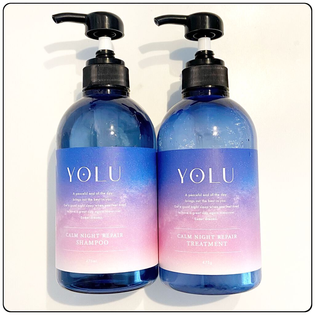 カームナイトリペアシャンプー/トリートメント/YOLU/市販シャンプーを使ったクチコミ(1枚目)