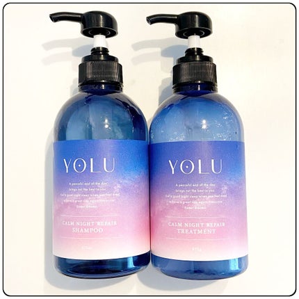 カームナイトリペアシャンプー/トリートメント/YOLU/市販シャンプーを使ったクチコミ(1枚目)