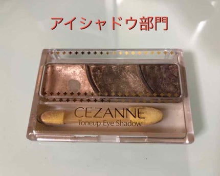 トーンアップアイシャドウ/CEZANNE/アイシャドウパレットを使ったクチコミ(1枚目)