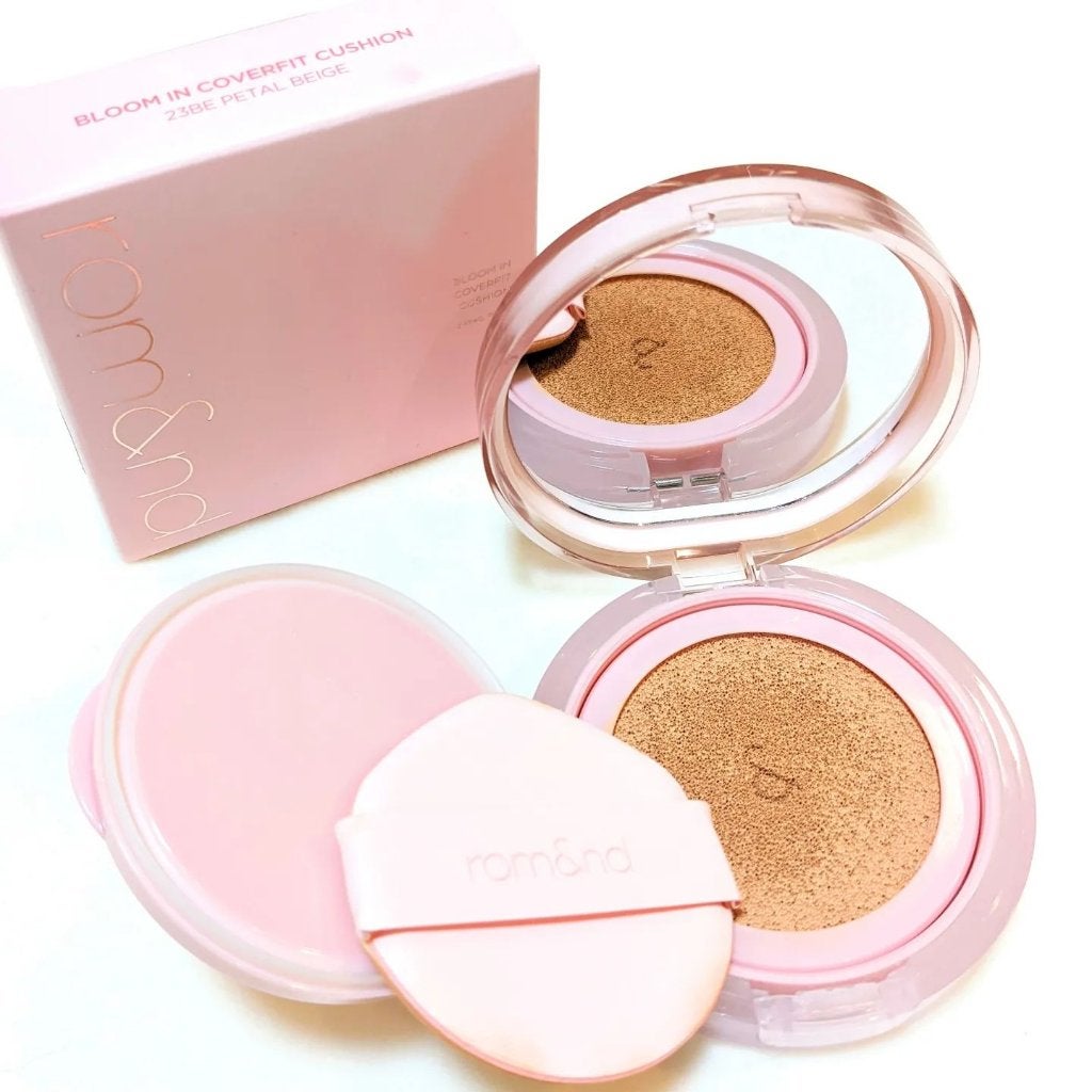 ブルームインカバーフィットクッション/rom&nd/クッションファンデーションを使ったクチコミ(2枚目)