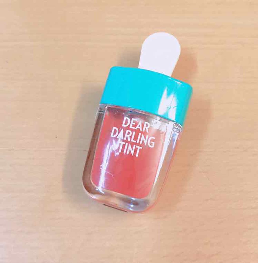 ディアダーリン ウォータージェルティント （アイスティント）/ETUDE/口紅を使ったクチコミ（1枚目）