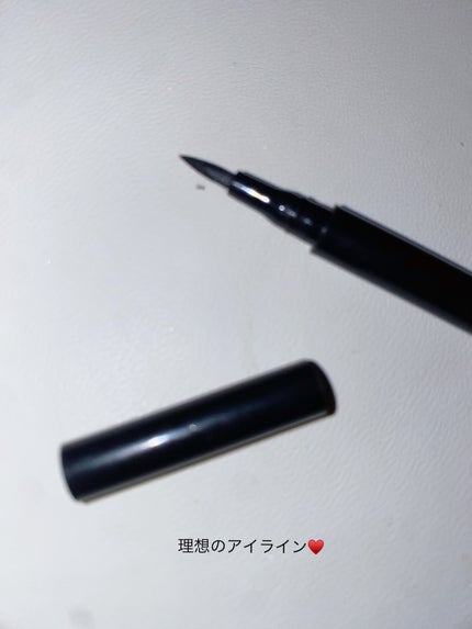 スムースリキッドアイライナー スーパーキープ/ヒロインメイク/リキッドアイライナーを使ったクチコミ(1枚目)