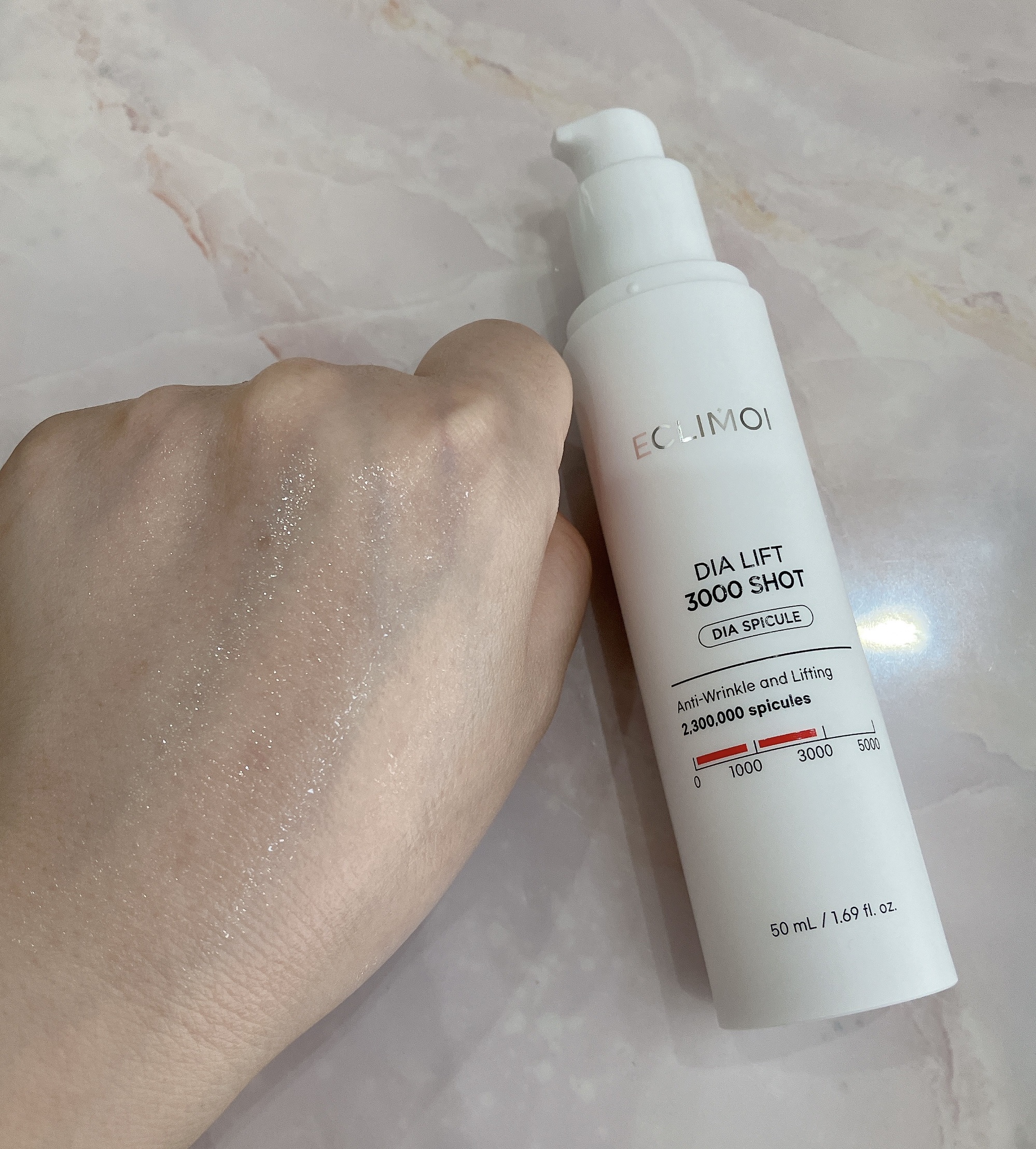 ダイヤリフト3000ショット/ECLIMOI/フェイスクリームを使ったクチコミ（2枚目）