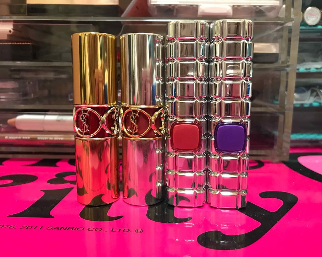 ルージュ ヴォリュプテ シャイン/YVES SAINT LAURENT BEAUTE/口紅を使ったクチコミ(1枚目)