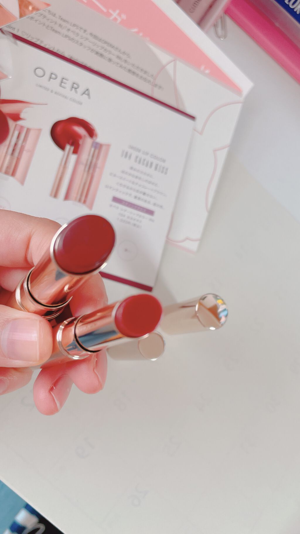 オペラ シアーリップカラー RN/OPERA/リップグロスを使ったクチコミ（3枚目）