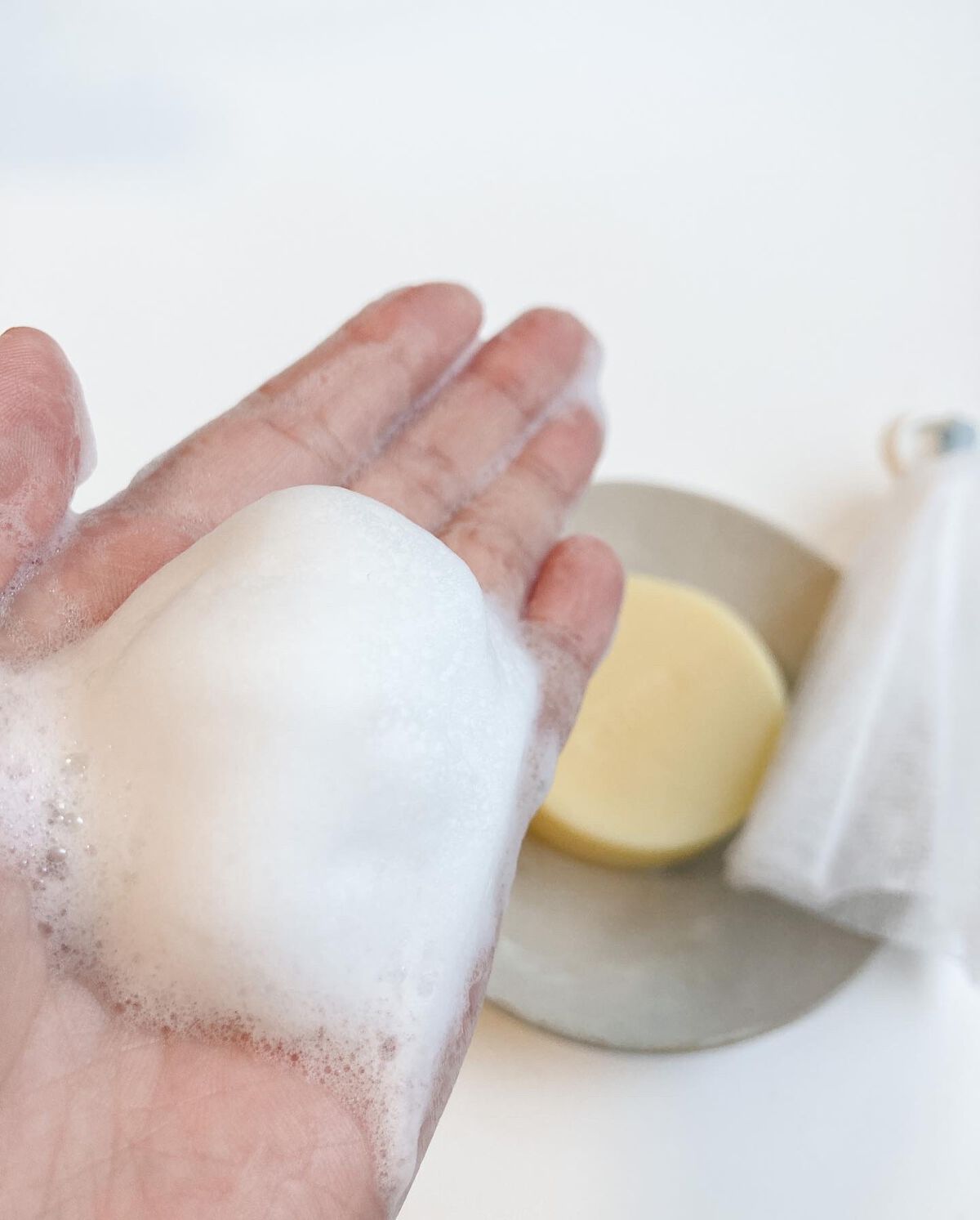 スーパークイーンオブソープ「ラベンダー」オールオーガニック/アンティアン/洗顔石鹸を使ったクチコミ（3枚目）