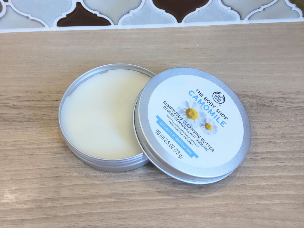 カモマイル サンプチュアス クレンジングバター/THE BODY SHOP/クレンジングバームを使ったクチコミ（1枚目）