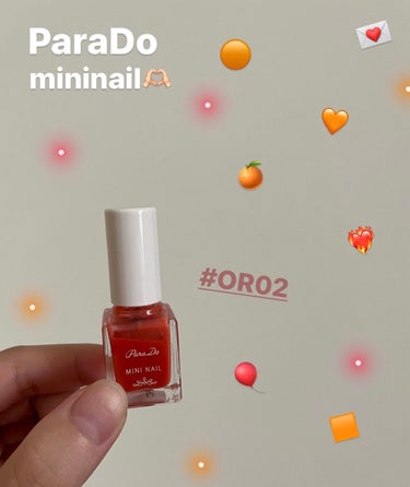 パラドゥミニネイルシリーズ🫶🏻❤️‍🔥❤️‍🔥❤️‍🔥

⬇️⬇️⬇️

🧡パラドゥ🥨☁️
ミニネイル  
#OR02  ポピーオレンジ

┈┈┈┈┈┈┈┈┈┈


透ける、華やぐ
指先に彩りのお守り「