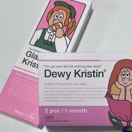 Glazed Krirtin/Hapa kristin/カラーコンタクトレンズを使ったクチコミ(8枚目)