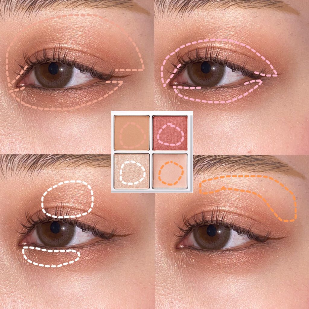 THE アイパレR/b idol/アイシャドウパレットを使ったクチコミ（2枚目）