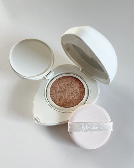 troistouch トワタッチ ハートクッション マットカバーのクチコミ「troistouch
ハートクッション♡
ハートのデザインがかわいい😍🤍
80時間メイクが持.....」(3枚目)