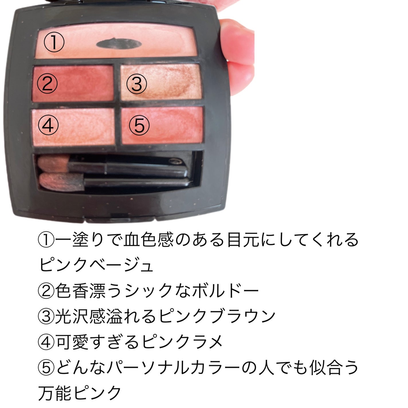 レ ベージュ パレット ルガール/CHANEL/アイシャドウパレットを使ったクチコミ(2枚目)