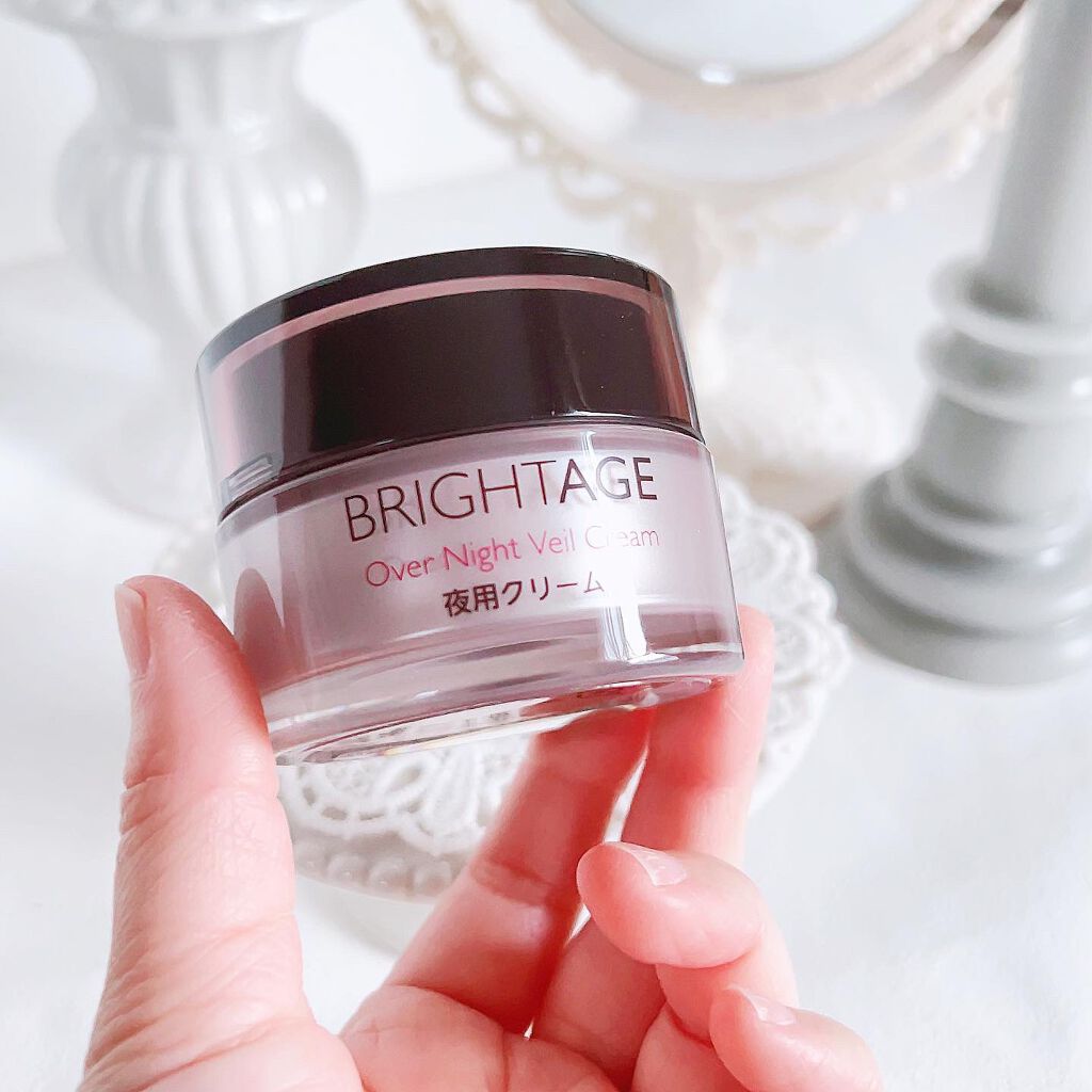 オーバーナイト ヴェールクリーム/BRIGHTAGE/フェイスクリームを使ったクチコミ(2枚目)