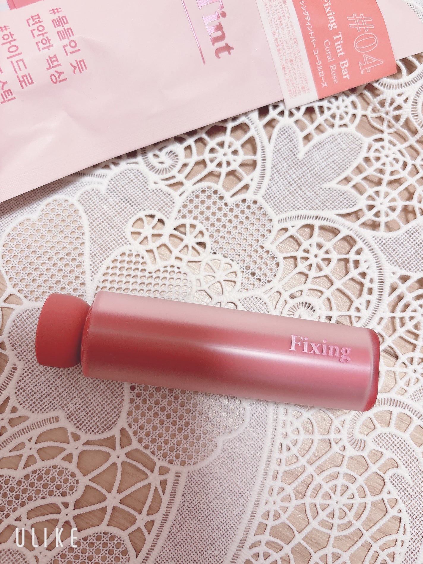 フィクシングティントバー/ETUDE/リップティントを使ったクチコミ(2枚目)