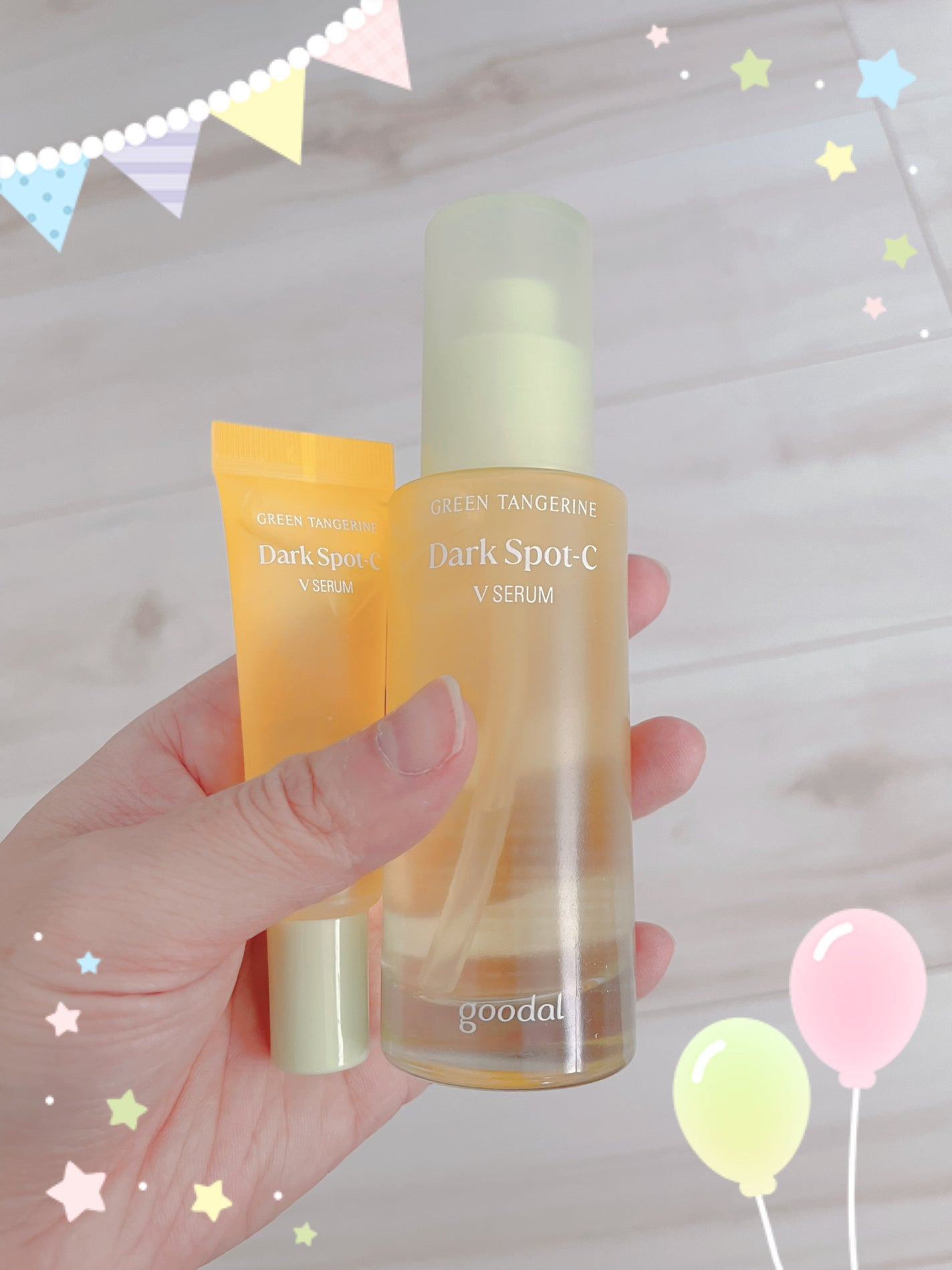 ã°ãªãŒã³ã¿ã³ãžã§ãªã³ ãã¿C ããŒã¯ã¹ãããã±ã¢ã»ã©ã /goodal/çŸå®¹æ¶²ã䜿ã£ãã¯ãã³ãïŒ2æç®ïŒ