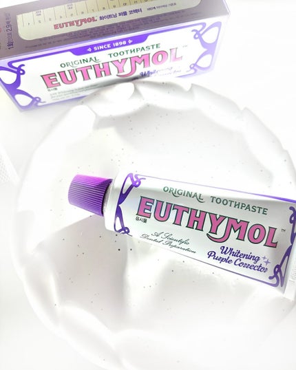 ホワイトパープル歯みがき ピーチフローラルミントの香り/EUTHYMOL/歯磨き粉を使ったクチコミ(6枚目)
