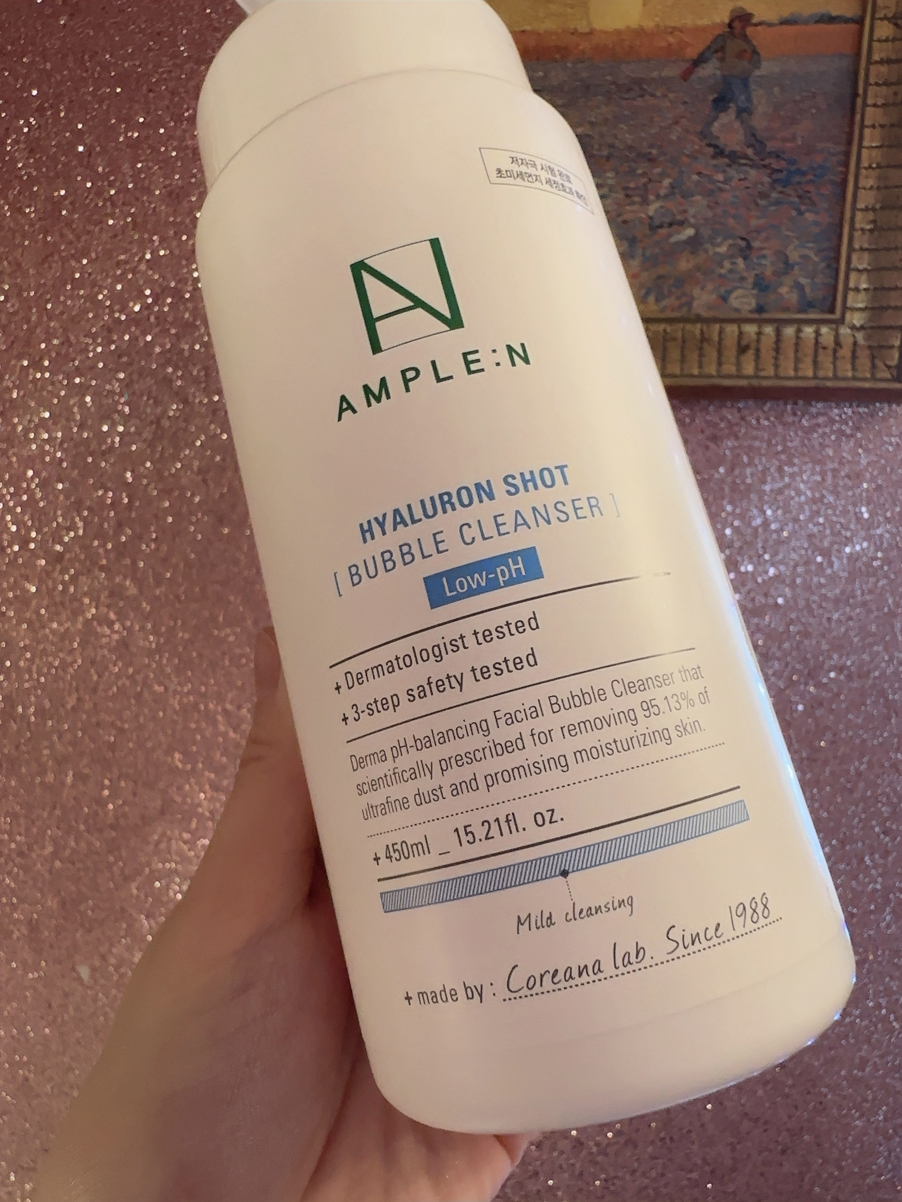 ヒアルロンショットバブルクレンザー/AMPLE:N/泡洗顔を使ったクチコミ（3枚目）