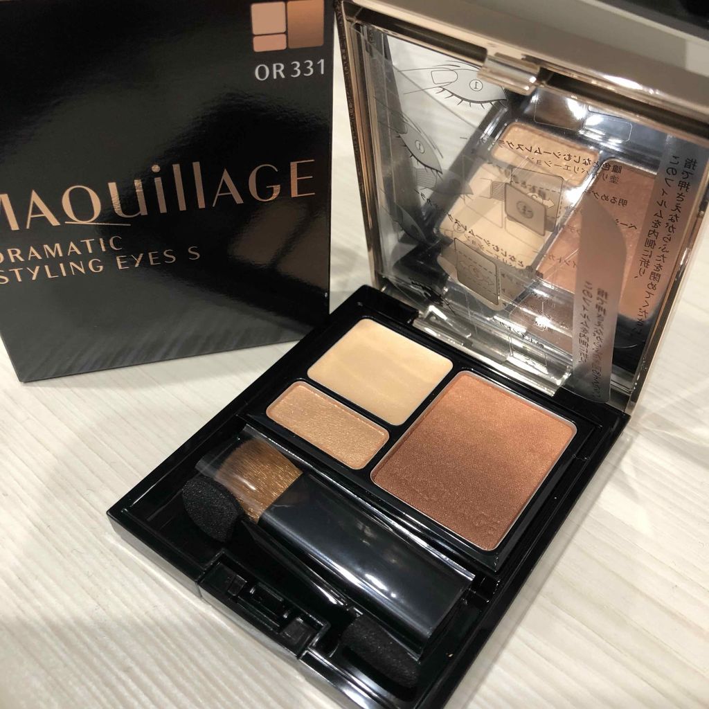 ドラマティックスタイリングアイズS/マキアージュ/アイシャドウパレットを使ったクチコミ(1枚目)