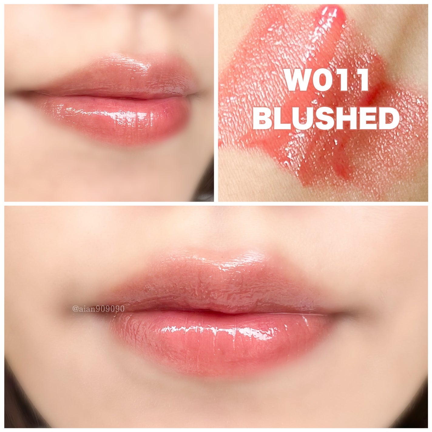 ムードインハンサーウォーターリキッドグロウ/hince/口紅を使ったクチコミ(6枚目)