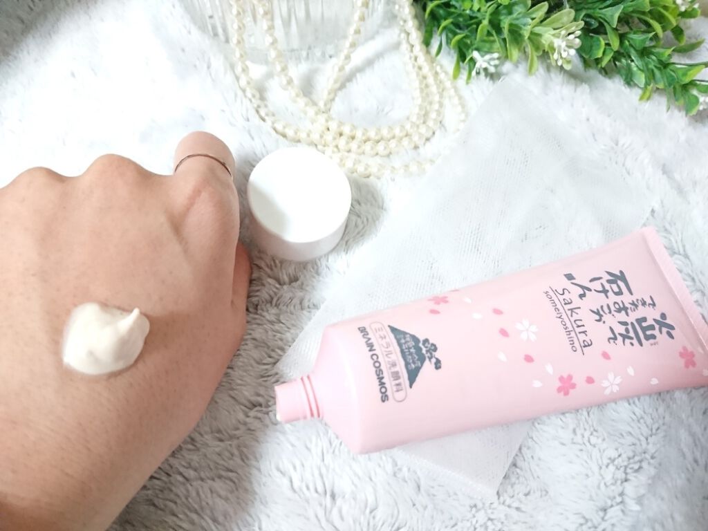 火山灰でできたすごか石けん サクラ/ブレーンコスモス/洗顔フォームを使ったクチコミ(2枚目)