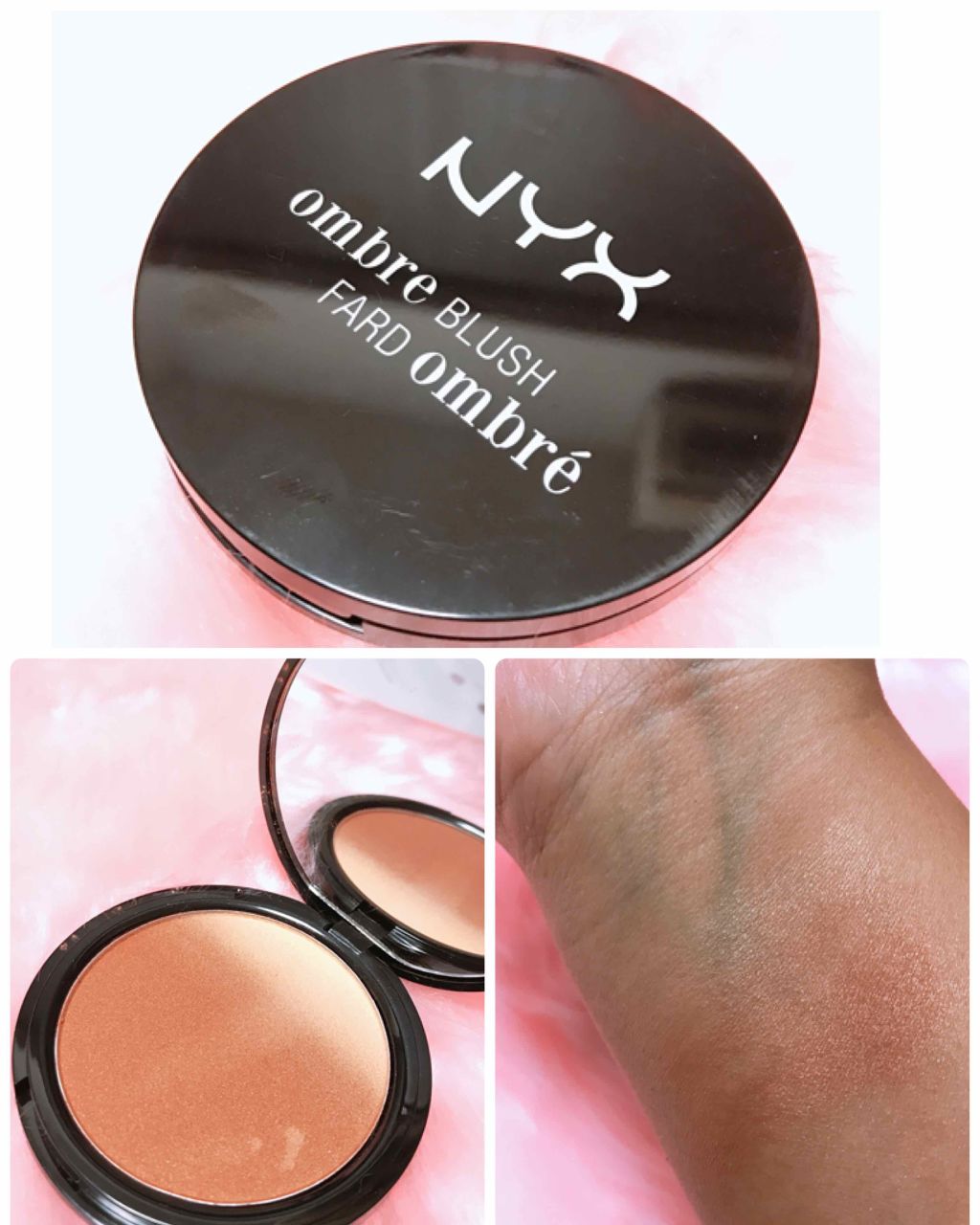 オンブレ ブラッシュ/NYX Professional Makeup/パウダーチークを使ったクチコミ（1枚目）